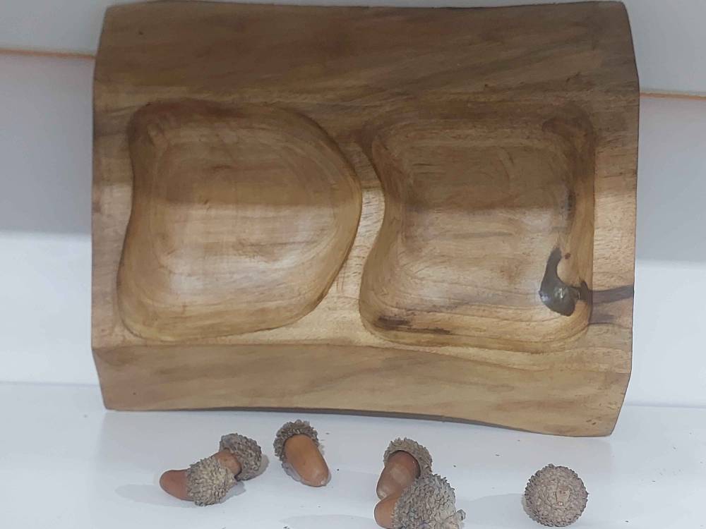 اردو خوری با چوب گردو دست ساز